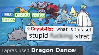 Weakness Policy Dragon Dance Lapras (pokemon showdown SWEEP)