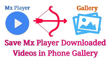 Mx Player Ki Downloaded Videos ko Gallery me Kaise Save Kare