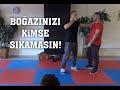 Aikido -  Boğazınızı Sıkan Rakipten Kurtulmak !