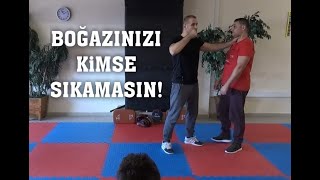 Aikido - Boğazınızı Sıkan Rakipten Kurtulmak !