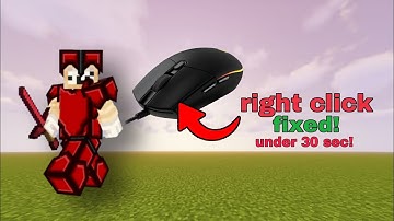 How to fix right click under 30 seconds!(1.18/1.19+) otg