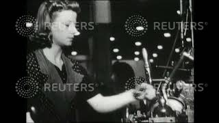 1941 Fabrieksarbeiders Die Raf Spitfires Bouwen.