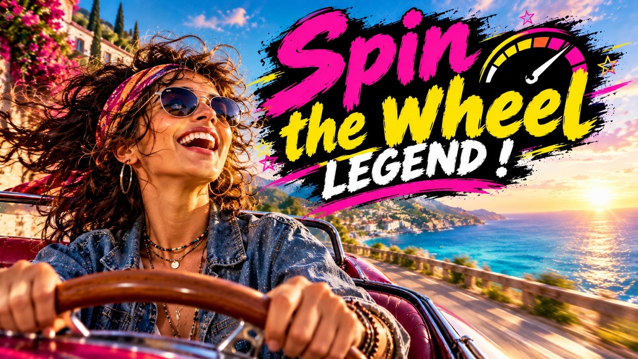 Spin the wheel LEGEND (lyrics & music by Gianni Peteani)