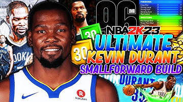NBA2K23 *BEST* 6"10 KEVIN DURANT 2-WAY 3-LEVEL SCORER DEMIGOD SMALLFORWARD BUILD SHARPSHOOTING SHOT