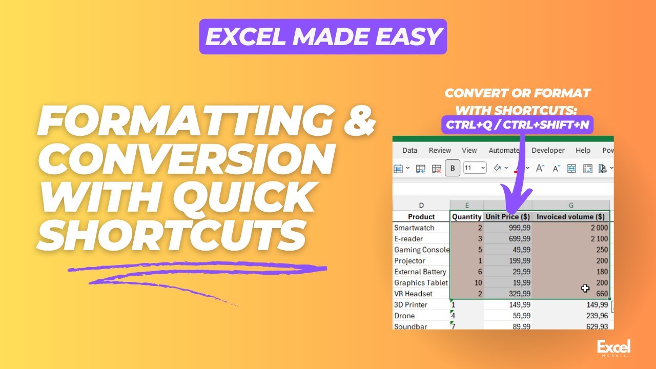 Excel Made Easy: Quick Formatting and Conversion Shortcuts You Need ...
