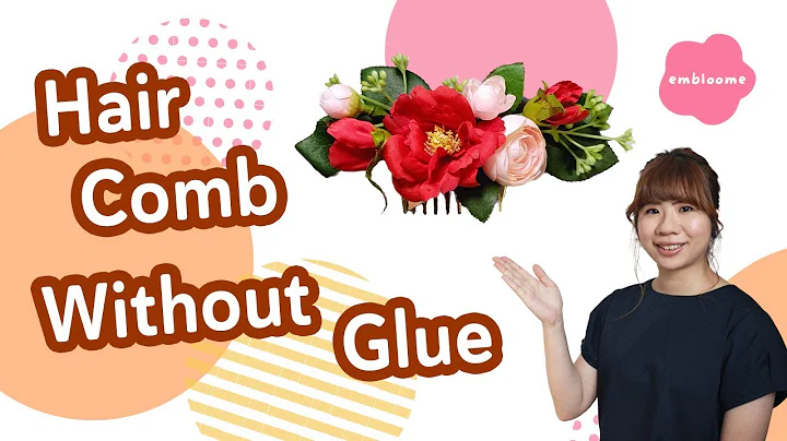 How To Make Floral Hair Comb (Without Hot Glue) | Personal Wedding Flower Series Ep.7 | Silk Flowers