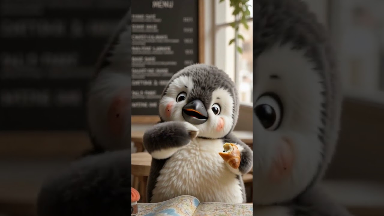 Penguin-Eye View: A Day Strolling Through Paris  