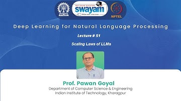 Lecture 51 : Scaling Laws of LLMs