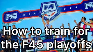 Training for the F45 playoffs with Peter Day