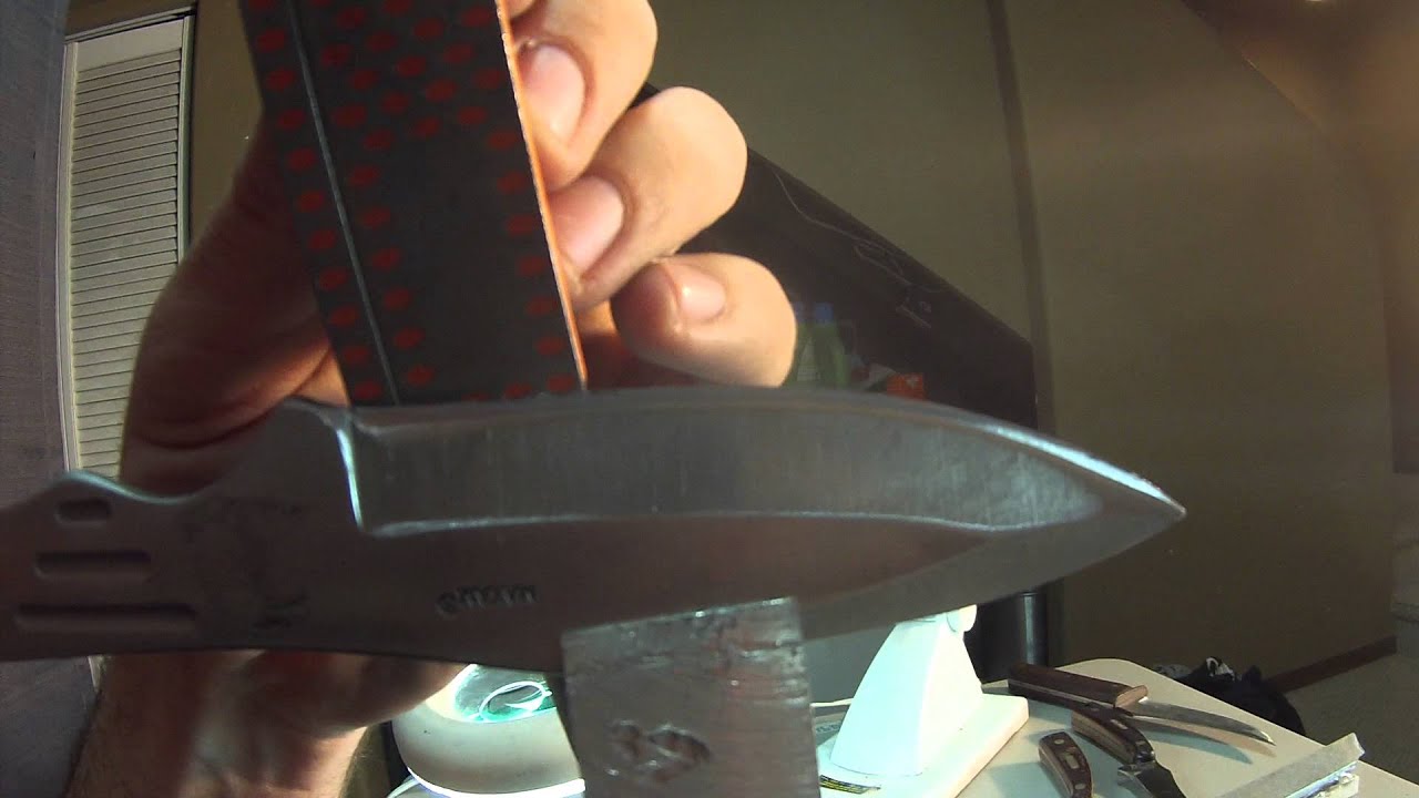 How to use Diamond Knife Sharpener YouTube