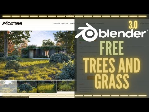 😃FREE HIGH QUALITY TREES FOR BLENDER | Maxtrees + Blender 3.0