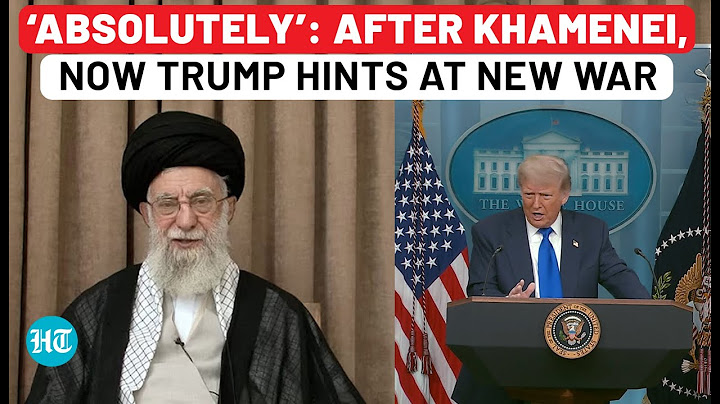 Trump Directly Responds To Khamenei ‘Victory’ Speech, Hints At Iran War Resuming: ‘Without Question’
