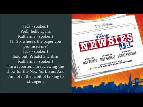 Just A Pretty Face Lyrics-Newsies Jr