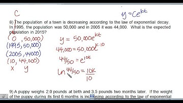 3.5 #2 Exponential and Log Models