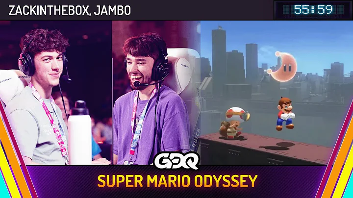 Super Mario Odyssey by ZackInTheBox and Jambo in 55:59 - Summer Games Done Quick 2025