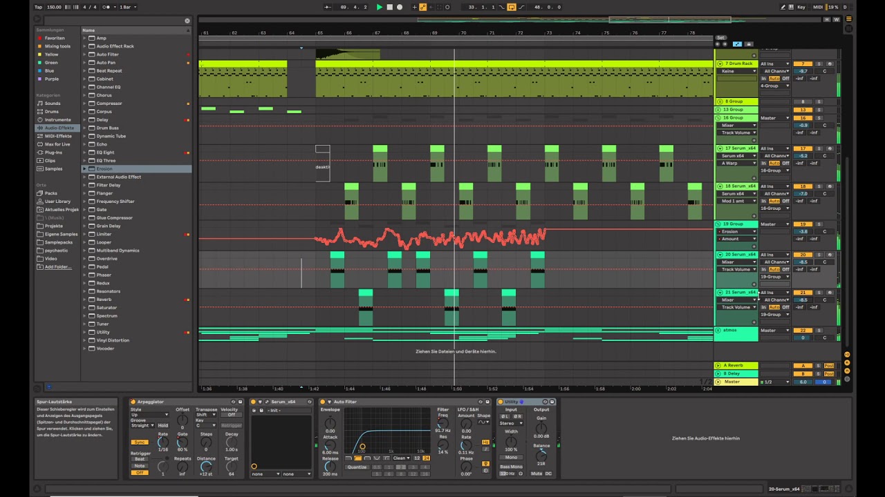 Ableton Live - PsyTrance Tutorial #09 - Serum Darkpsy Panning Lead ...