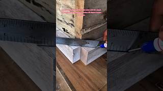 Simple Method For Marking And Cutting Perfect Corner Miters #woodworking #tips #tricks #how #diy