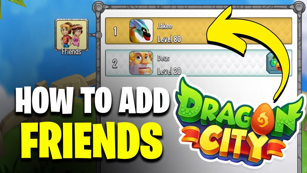 How To Add Friends In Dragon City - YouTube