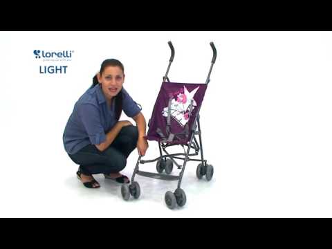 Видео обзор: прогулочная коляска Bertoni Lorelli LIGHT