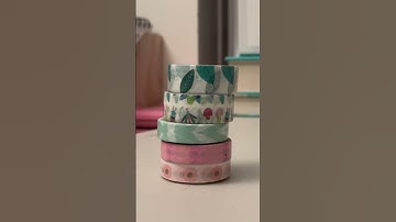 ✨ Things to do with washi tape✨ |MG| #shorts