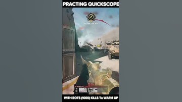 QUICKSCOPE practice with bots before multiplayer. #week2