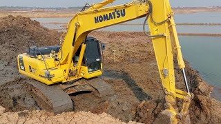 KOMAT'SU PC200-8M0 Reservoir dredging work #excavator #thailand