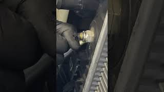 Transmission cooler line clips removal and install