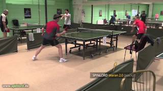 Powerful FH topspin with Spinlord Waran 2.0 mm short pips! Table tennis technique video