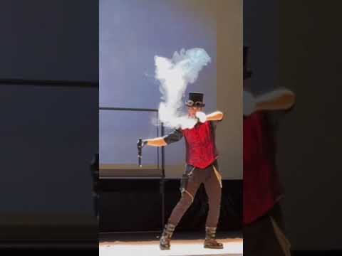 🌋BubbleVolcano🫧 #bolledisapone #bubbleshow #burbujas #magic #show #soapbubble #artist #shorts