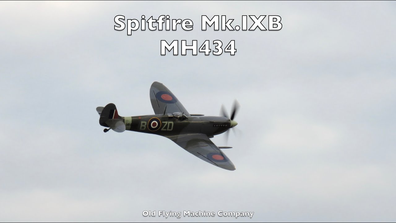Spitfire IXB MH434 - Shuttleworth May Evening Airshow 2019