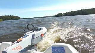 Torqeedo Travel 1103 at full speed