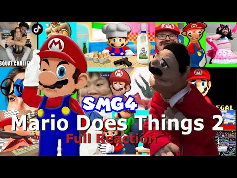 SMG4 Mario Does Things Part 2 Full Reaction