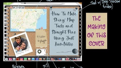 Using ZoomNotes- How I Created Each Element On The Last Video Cover Page Using Only ZoomNotes