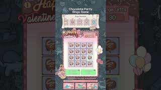 New Event! Chocolate Party Bingo Game #catsandsoup screenshot 1