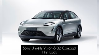 Sony Unveils Vision-S 02 Concept | First Look