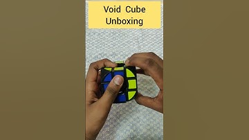 Void cube Unboxing #shorts #youtubeshorts #unboxing #rubikcube