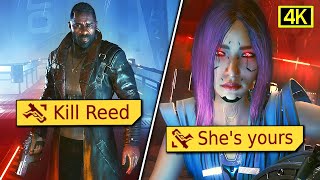 Cyberpunk ► Kill Reed or Betray So Mi (Songbird's Path) — Phantom Liberty Ending. [Both Outcomes]