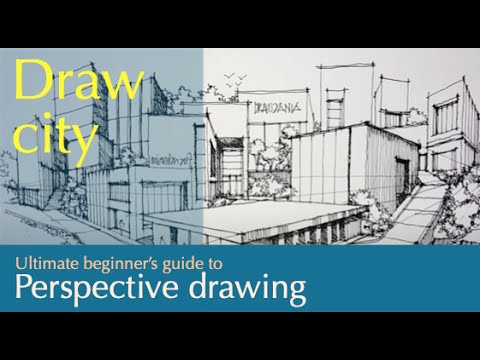 How to Draw Multi-Point Perspective Sketch with Color Markers — Sketch Like  an Architect