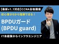 【CCNAv1.1対応】BPDUガード(BPDU guard)【インフラエンジニア基礎入門】