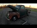 Test Drive 1954 Chevy 3100 Pickup Truck SOLD $10,900 Maple Motors #1199-1