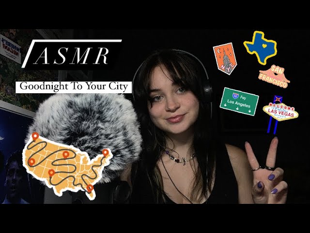 ASMR Saying Goodnight to Your City (Biggest US Cities)