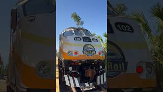 Sunrail Locomotive 102 At The New Deland Florida Station