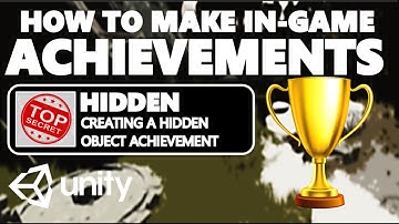 HOW TO MAKE IN-GAME ACHIEVEMENTS FOR YOUR GAME IN UNITY #05 - HIDDEN OBJECT