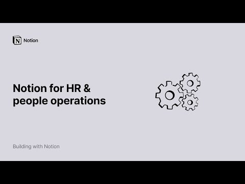 Notion for HR & people operations