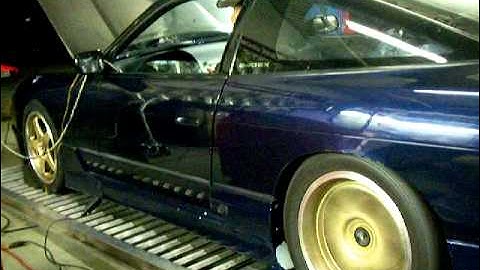 240sx  w/AEM tuned SR20 on a Godspeed 18g turbo dyno