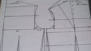 Creating a Bustier from our basic bodies using Natalie Bray's pattern drafting method 