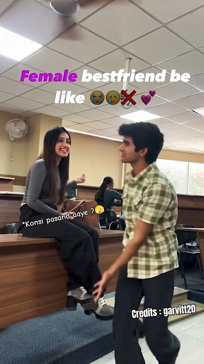 Female Bestfriend be like 😅🥰 konsi pasand aaye? #shorts #bestfriend #girl #viral #college #class12