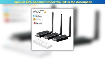 Flash Sale AVATTO Zigbee 3.0 USB Dongle Plus Universal Zigbee Wireless Gateway Hub Support Home Ass