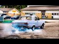 2023 end of season party  burnouts and loud v8s
