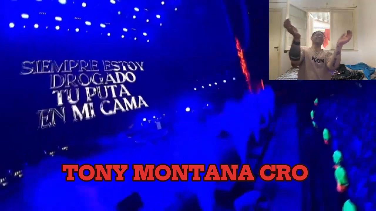 REACCIÓN A TEMA INEDITO DE CRO EN EL BUENOS AIRES TRAP TONY MONTANA
